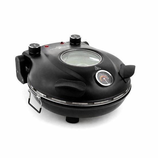 D&A Elektrische pizza oven - Pizza oven - Pizzarette - Pizzaoven - Pizza oven elektrisch - Pizzaovens - 5 Temperatuur niveaus