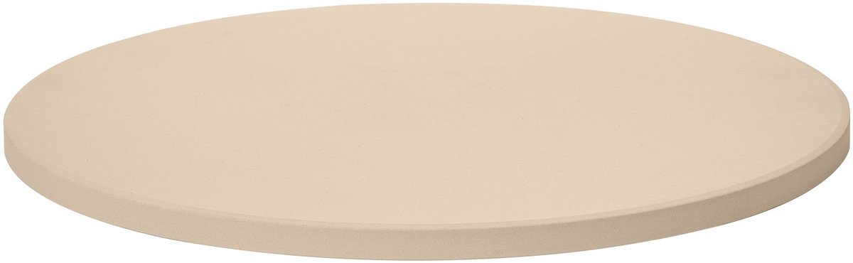 16-inch ronde cordieriet pizzasteen met stevige standaard, dikke hittebestendige baksteen voor ovens, pizza's bakken en barbecueën