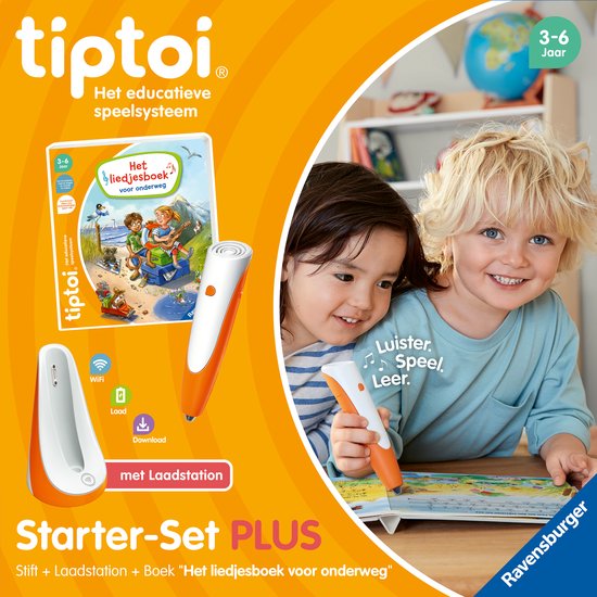 Ravensburger tiptoi Starter-Set Plus - Liedjesboek voor onderweg - Interactief leersysteem