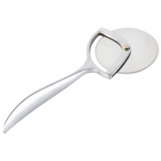 Pizzasnijder - Deegsnijder - Pizzames - Pizzaroller - Scherp - RVS - Zilver