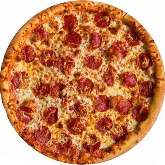 Comfy Pizza Blanket - Grappige en warme fleece deken - 180cm rond (XL formaat) - Perfect voor spelletjes, knuffelen, spelen, cadeau - Ook in burrito