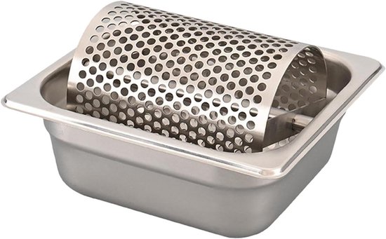 Boter Roller - Smeermiddel Keuken - Brood Smeren - Roestbestendig Staal - 17.5 cm - Zilver