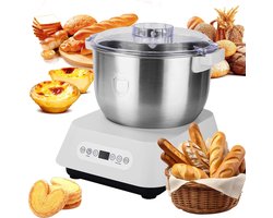 Omgoods - Pétrin en Inox avec Capacité de 7 Litres et Fonction Fermentation