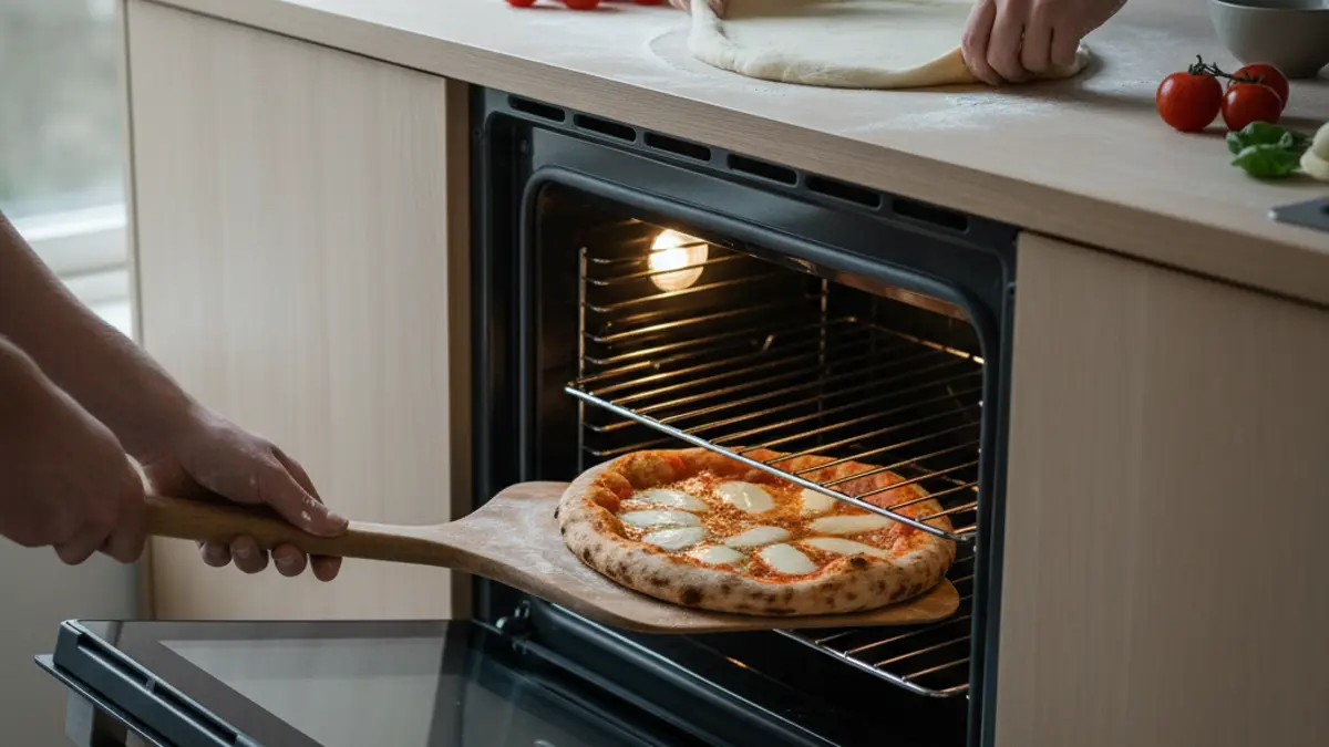Aperçu des différents niveaux d'un four pour cuire une pizza