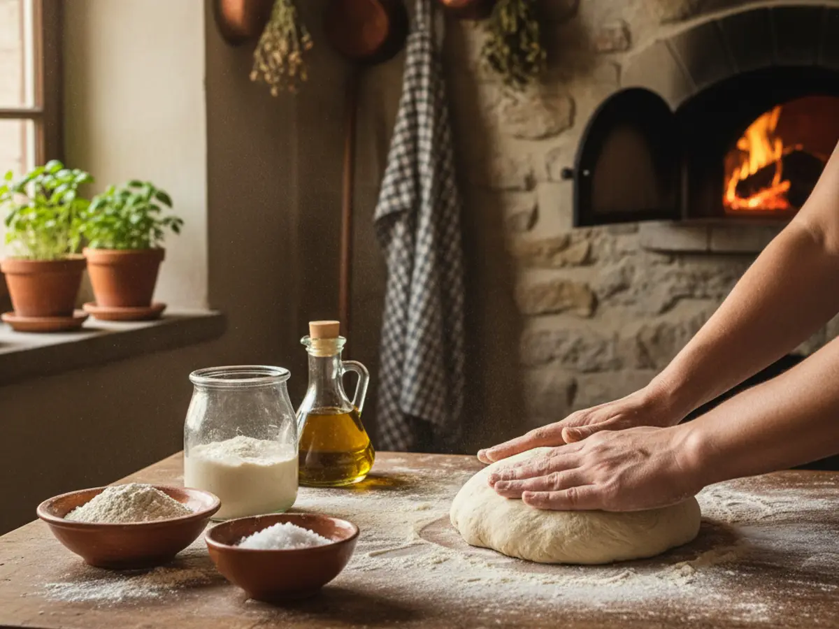 Recette de pâte à pizza avec 4 ingrédients